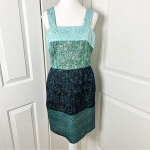 Dolce & Gabbana Made in Italy Wool Blend Metallic Brocade Dress – EU44/US8